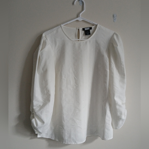 DKNY Textured Blouse Size Small - Picture 1 of 4